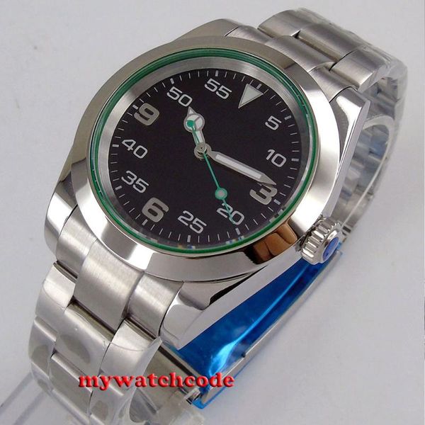 wristwatches 36mm bliger black dial green sapphire glass 21 jewels miyota 8215 movement oyster bracelet luminous, Slivery;brown
wristwatches 36mm bliger black dial green sapphire glass 21 jewels miyota 8215 movement oyster bracelet luminous, Slivery;brown