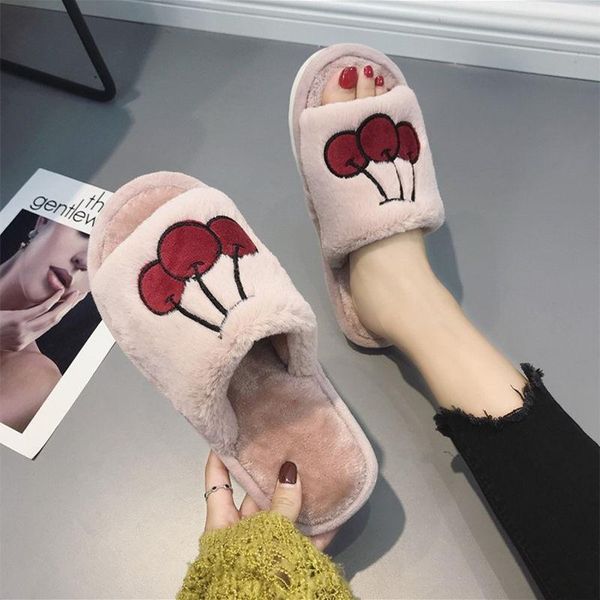lady's bag with fruit cotton slippers and thick autumn winter indoor household couples lovely fluffy, Black
lady's bag with fruit cotton slippers and thick autumn winter indoor household couples lovely fluffy, Black