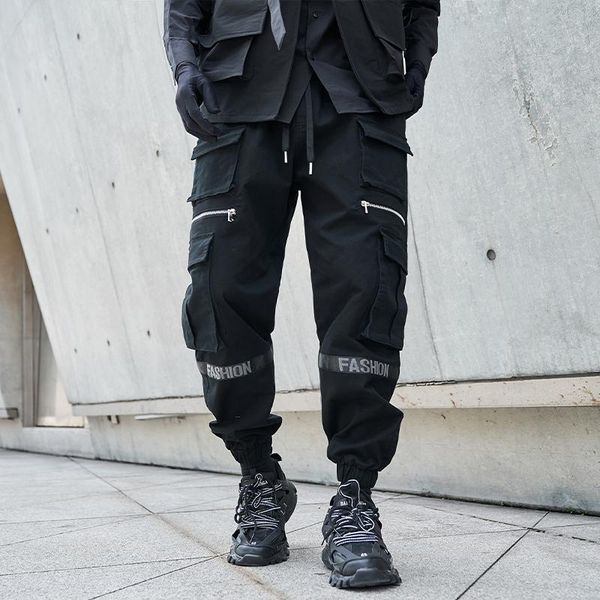 men's pants glacialwhale mens cargo men 2021 multi pockets techwear joggers hip hop japanese streetwear trousers jogging for, Black
men's pants glacialwhale mens cargo men 2021 multi pockets techwear joggers hip hop japanese streetwear trousers jogging for, Black