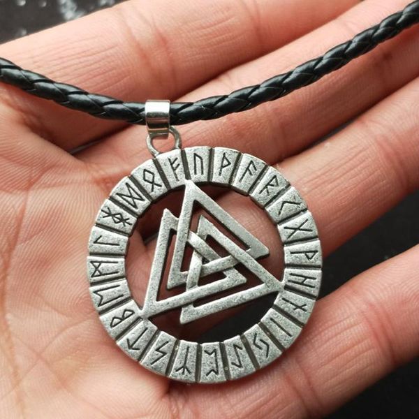 pendant necklaces norse valknut symbol runic runes jewelry amulet talisman viking necklace, Silver
pendant necklaces norse valknut symbol runic runes jewelry amulet talisman viking necklace, Silver