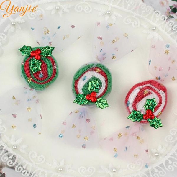 hair accessories 12pcs/lot 2021 christmas festival mesh foe holly leaf candy gift barrette handmade diy girl's party headwear, Slivery;white
hair accessories 12pcs/lot 2021 christmas festival mesh foe holly leaf candy gift barrette handmade diy girl's party headwear, Slivery;white