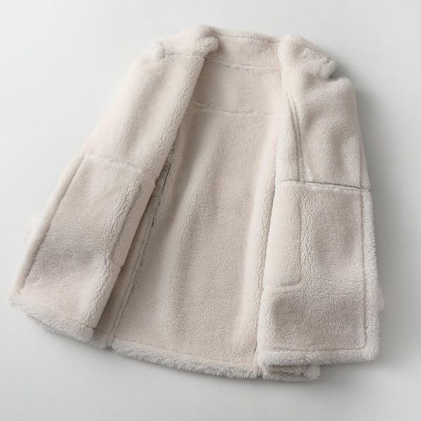 women's fur & faux 100% wool coat autumn winter women clothes 2021 leather jacket korean long coats manteau femme my, Black
women's fur & faux 100% wool coat autumn winter women clothes 2021 leather jacket korean long coats manteau femme my, Black