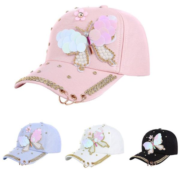 wide brim hats women's autumn baseball cap full women crystal colorful big butterfly hat cotton shiny metal snapback caps hip hop #yj, Blue;gray
wide brim hats women's autumn baseball cap full women crystal colorful big butterfly hat cotton shiny metal snapback caps hip hop #yj, Blue;gray