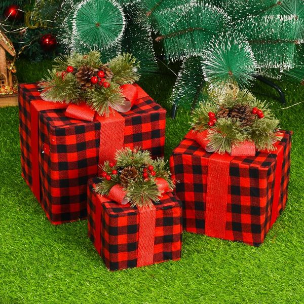 christmas decorations 3pcs luminous wrought iron gift box with warm white led string lights for tree decor ornament
christmas decorations 3pcs luminous wrought iron gift box with warm white led string lights for tree decor ornament