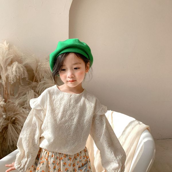 2021 new spring baby girls lace princess blouses korean style pure color kids toddlers children shirts, White;black
2021 new spring baby girls lace princess blouses korean style pure color kids toddlers children shirts, White;black