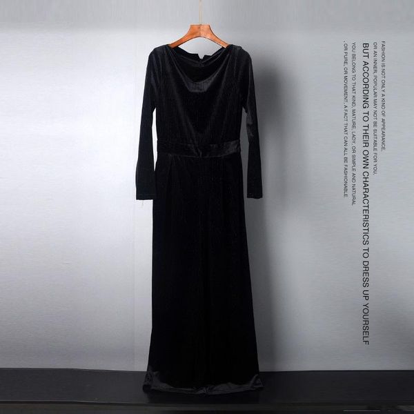 women's jumpsuits & rompers casual women jumpsuit 2021 autumn fashion slash neck long sleeve black velvet ladies elegant wide leg full, Black;white
women's jumpsuits & rompers casual women jumpsuit 2021 autumn fashion slash neck long sleeve black velvet ladies elegant wide leg full, Black;white