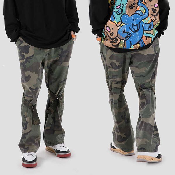men's pants high street knees camouflage ribbons load right cordon casual extension hip hop baggy itz5, Black
men's pants high street knees camouflage ribbons load right cordon casual extension hip hop baggy itz5, Black