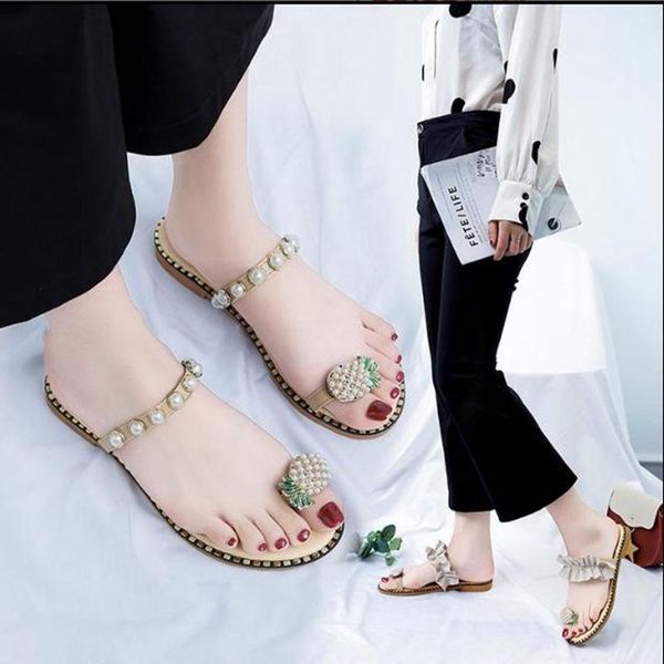 slippers sandals women 2021 summer net red small fresh holiday beach pearl toe flat bottom roman shoes, Black
slippers sandals women 2021 summer net red small fresh holiday beach pearl toe flat bottom roman shoes, Black