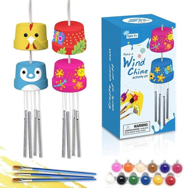decorative objects & figurines diy wind chime kit for making children musical painting set bell cartoon hangings stickers kids windbell toys
decorative objects & figurines diy wind chime kit for making children musical painting set bell cartoon hangings stickers kids windbell toys