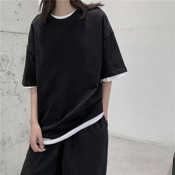 women's t-shirt superaen solid simple short sleeve o neck loose all match cotton woman tshirts, White
women's t-shirt superaen solid simple short sleeve o neck loose all match cotton woman tshirts, White