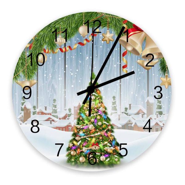 wall clocks 30cm clock christmas decoration tree snow home quiet silent simple mute decorative living room watch
wall clocks 30cm clock christmas decoration tree snow home quiet silent simple mute decorative living room watch
