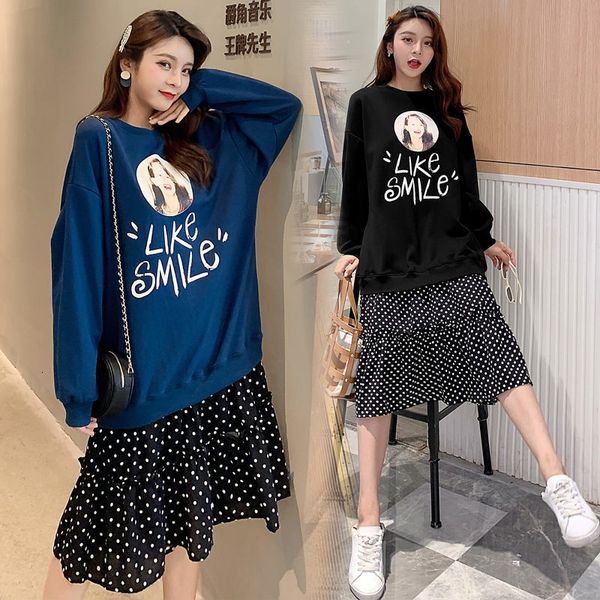 dress clothes big autumn size patchwork women casual beautiful long sleeve print single shirt ruffle dressed f1675 743x, Black;gray
dress clothes big autumn size patchwork women casual beautiful long sleeve print single shirt ruffle dressed f1675 743x, Black;gray