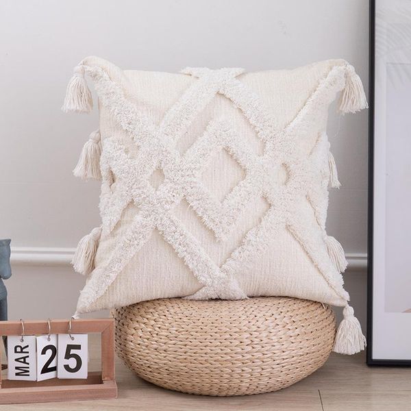 cushion/decorative pillow morocco style geometric pillowcase with tassels safa cushion cover home decor 45x45cm
cushion/decorative pillow morocco style geometric pillowcase with tassels safa cushion cover home decor 45x45cm