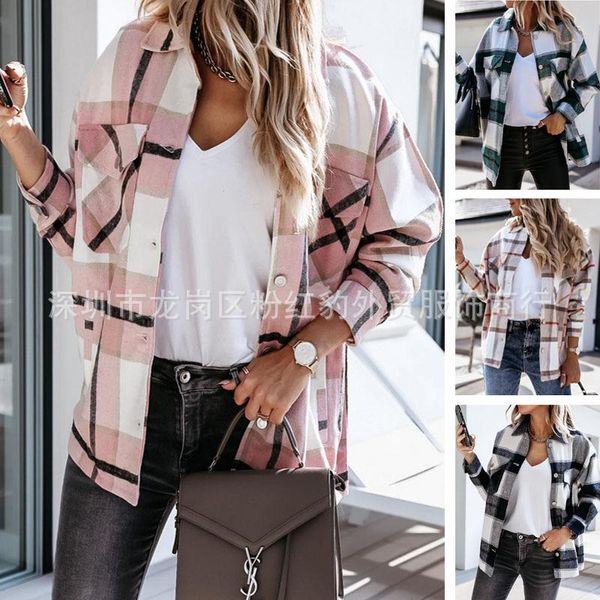 men's hoodies & sweatshirts tangodano women's winter 2021 checked shirt jacket pocket, Black
men's hoodies & sweatshirts tangodano women's winter 2021 checked shirt jacket pocket, Black