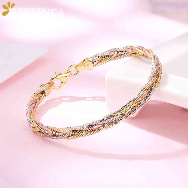 italian jewelry handmade weave bracelet s925 silver gold plated three color five thread bracelets bangle fine jewel women gift, Black
italian jewelry handmade weave bracelet s925 silver gold plated three color five thread bracelets bangle fine jewel women gift, Black