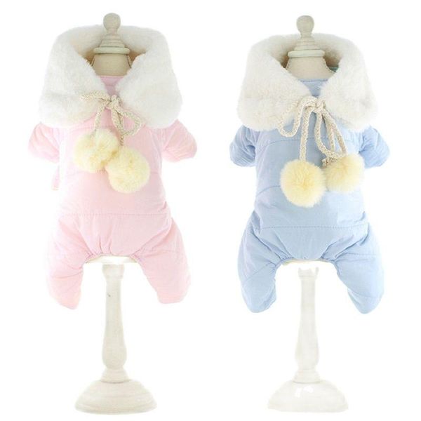 dog apparel winter clothes for dogs soft reversible warm neck string ball pet jumpsuit pink blue teddy costume
dog apparel winter clothes for dogs soft reversible warm neck string ball pet jumpsuit pink blue teddy costume