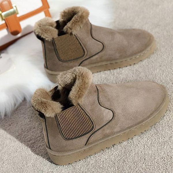 boots women snow warm plus velvet thickening flock ladies cotton shoes flat slip on comfor winter female footwear fashion, Black
boots women snow warm plus velvet thickening flock ladies cotton shoes flat slip on comfor winter female footwear fashion, Black