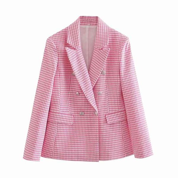 women fashion cotton double breasted casual pink blazer coat female business work office lady plus size 210531, White;black
women fashion cotton double breasted casual pink blazer coat female business work office lady plus size 210531, White;black