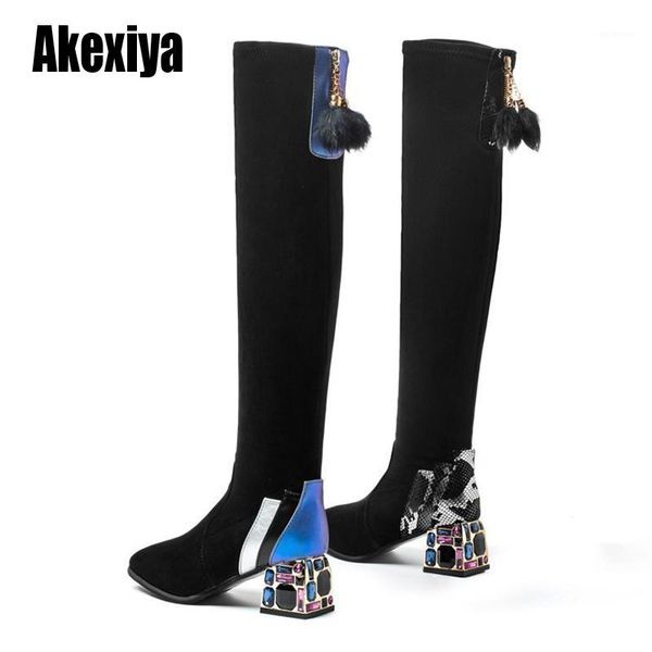 boots elastic slim fit over the knee women 2021 winter thigh fur ladies high heel chunky long rhinestone botas, Black
boots elastic slim fit over the knee women 2021 winter thigh fur ladies high heel chunky long rhinestone botas, Black