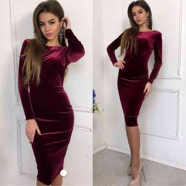 Women Velvet Bandage Bodycon Pencil Dress Long Sleeve High Waist Backless Evening Party Midi Dress Female Robe Autumn, Black;gray
Women Velvet Bandage Bodycon Pencil Dress Long Sleeve High Waist Backless Evening Party Midi Dress Female Robe Autumn, Black;gray