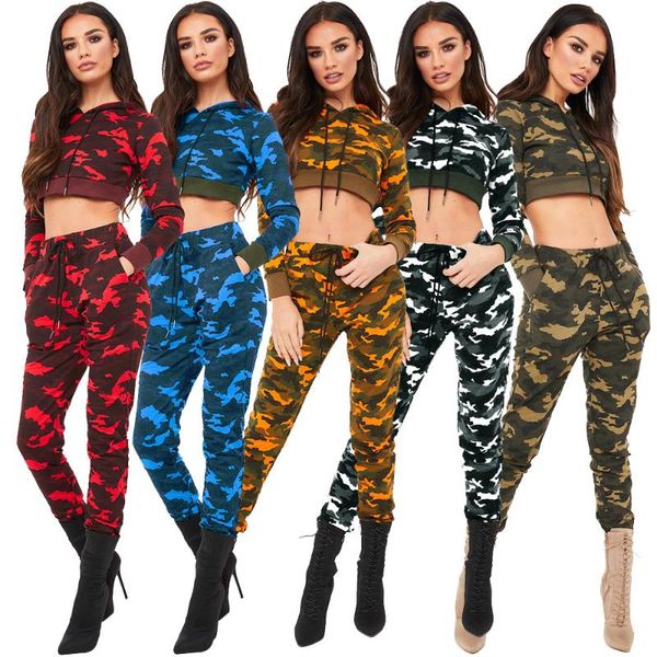 women's two piece pants european and american fashion navel sports camouflage two-piece set, mountaineering fitness outdoor wear, White
women's two piece pants european and american fashion navel sports camouflage two-piece set, mountaineering fitness outdoor wear, White
