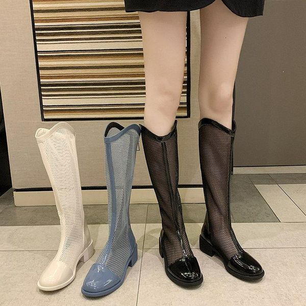 summer thin boots women's fashion high tube 2021 british style sandals hollow out breathable comfortable fashio, Black
summer thin boots women's fashion high tube 2021 british style sandals hollow out breathable comfortable fashio, Black