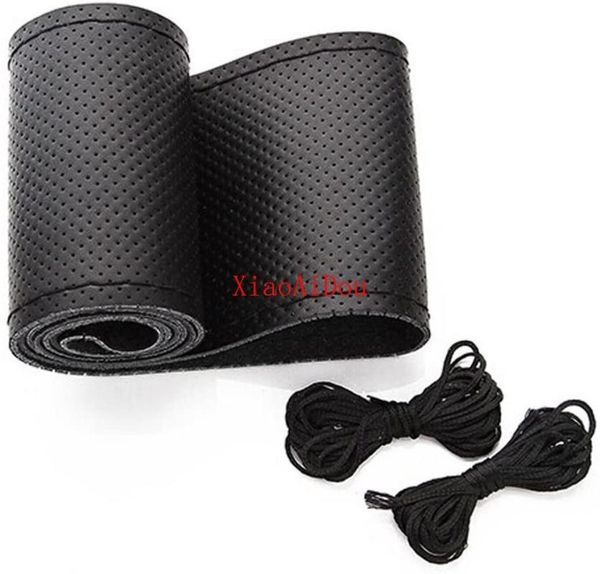 steering wheel covers universal leather car stitch on wrap cover diy sewing breathable and anti slip, 15-inch (black)
steering wheel covers universal leather car stitch on wrap cover diy sewing breathable and anti slip, 15-inch (black)