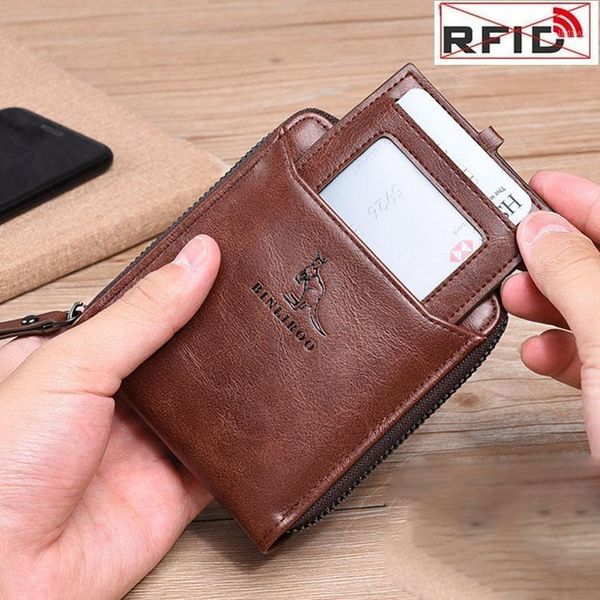 wallets male wallet zipper genuine leather men rfid anti theft business card holder coin purse man1, Red;black
wallets male wallet zipper genuine leather men rfid anti theft business card holder coin purse man1, Red;black