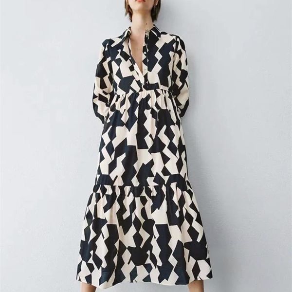 casual dresses 2021 black print midi shirt dress women long sleeve loose spring/autumn fashion button up pleat woman vintage, Black;gray
casual dresses 2021 black print midi shirt dress women long sleeve loose spring/autumn fashion button up pleat woman vintage, Black;gray