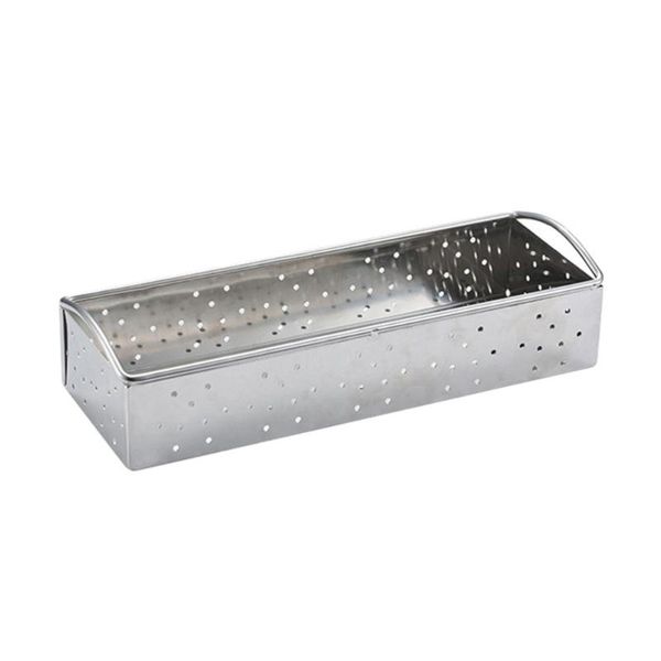 chopsticks stainless steel container tableware drain case flatware holder drying organizer (small size)
chopsticks stainless steel container tableware drain case flatware holder drying organizer (small size)