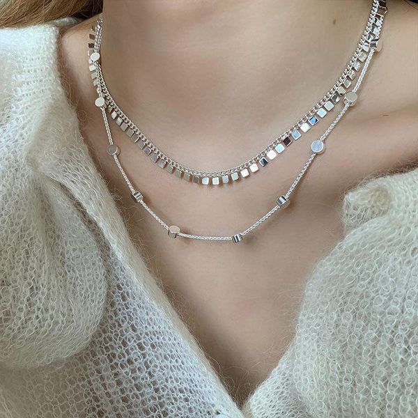 chains meyrroyu sterling silver 2021 french clavicle chain geometric round dot tassel necklace female minimalist style party gift 925
chains meyrroyu sterling silver 2021 french clavicle chain geometric round dot tassel necklace female minimalist style party gift 925
