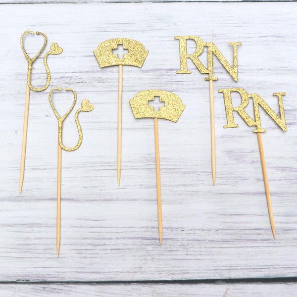 other festive & party supplies 24pcs themed cake picks creative nursing school cupcake dessert er decor (golden, 3 styles, 4pcs/ea
other festive & party supplies 24pcs themed cake picks creative nursing school cupcake dessert er decor (golden, 3 styles, 4pcs/ea