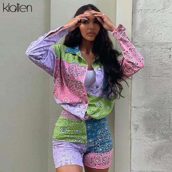 women's tracksuits klalien fashion casual long sleeve turn-down collar single breasted shirt and shorts two piece set for women 2021 su, Gray
women's tracksuits klalien fashion casual long sleeve turn-down collar single breasted shirt and shorts two piece set for women 2021 su, Gray