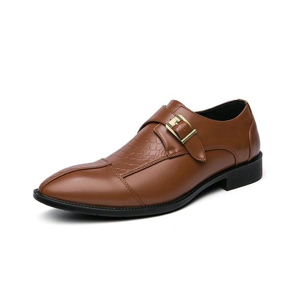 big size 47 mens dress shoes leather double buckle monk strap men snake print classic italian business gentleman, Black
big size 47 mens dress shoes leather double buckle monk strap men snake print classic italian business gentleman, Black