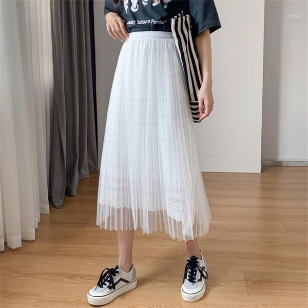 casual mesh lace chiffon summer floral solid pleated skirt women fashion korean elastic high waist tutu aesthetic female skirts, Black
casual mesh lace chiffon summer floral solid pleated skirt women fashion korean elastic high waist tutu aesthetic female skirts, Black