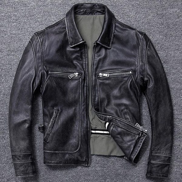 men's jackets .sales gift brand men cowhide coat.quality thick genuine leather jacket.vintage style man clothes, Black;brown
men's jackets .sales gift brand men cowhide coat.quality thick genuine leather jacket.vintage style man clothes, Black;brown