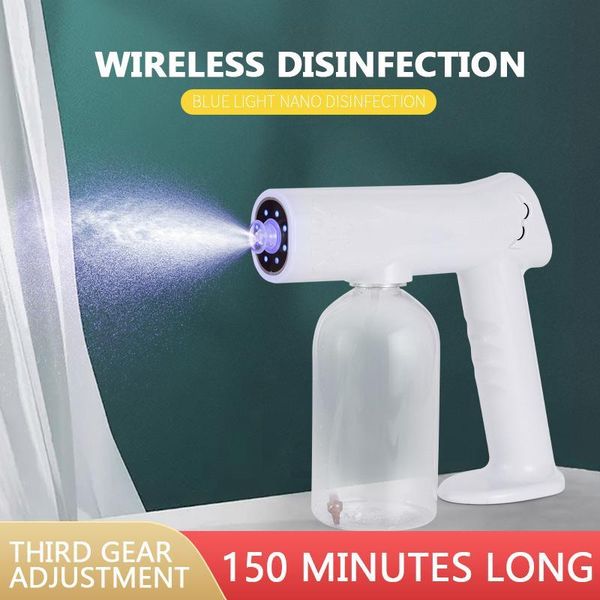 watering equipments 800ml portable wireless nano blue light steam spray disinfection gun touch screen machine sprayer
watering equipments 800ml portable wireless nano blue light steam spray disinfection gun touch screen machine sprayer
