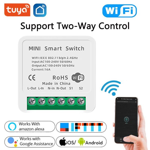 smart home control 1/10pcs tuya diy switch mini 10/16a wifi lighting wireless timer switches voice works with alexa google
smart home control 1/10pcs tuya diy switch mini 10/16a wifi lighting wireless timer switches voice works with alexa google