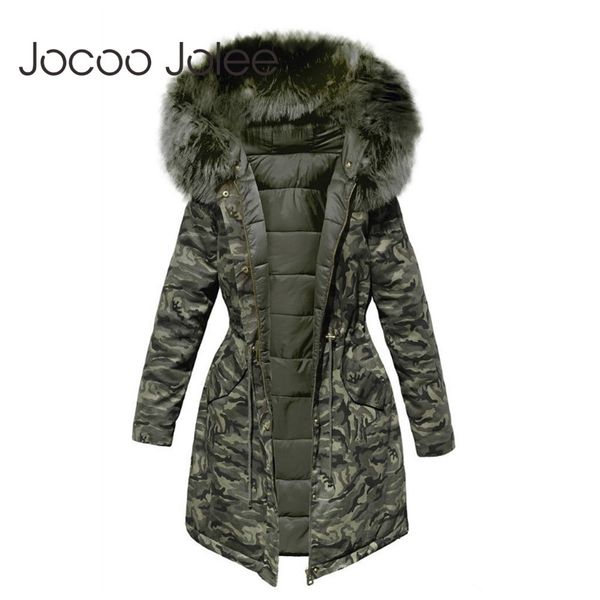 women winter jacket hooded parkas camouflage coat loose parka fur collar cotton padded jackets fashion 210428, Black
women winter jacket hooded parkas camouflage coat loose parka fur collar cotton padded jackets fashion 210428, Black