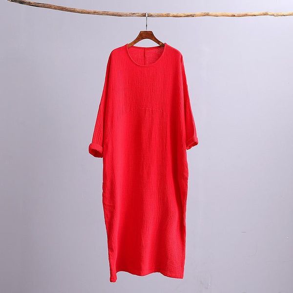 casual dresses women plus size maxi dress o-neck long sleeve cotton linen party elegant bohemian beach vestidos de festa, Black;gray
casual dresses women plus size maxi dress o-neck long sleeve cotton linen party elegant bohemian beach vestidos de festa, Black;gray