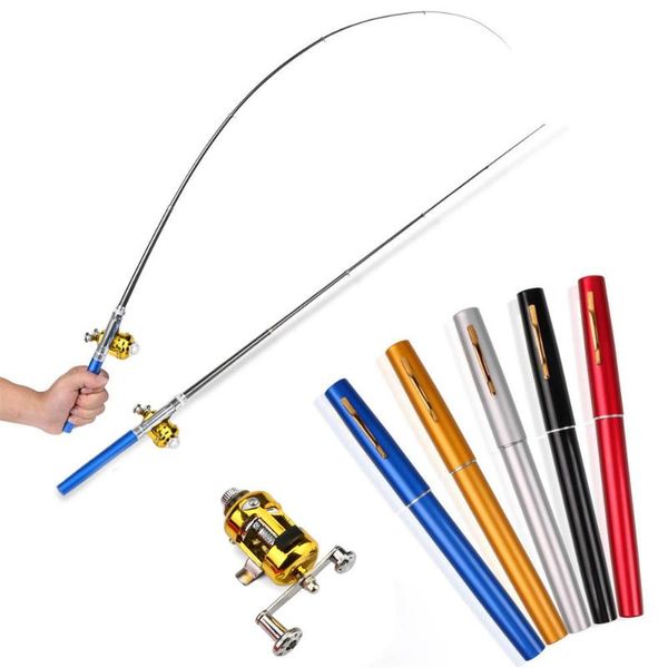 high durable drum fishing rod mini portable pocket fish pen shape aluminum alloy rod pole reel in stock boat rods
high durable drum fishing rod mini portable pocket fish pen shape aluminum alloy rod pole reel in stock boat rods