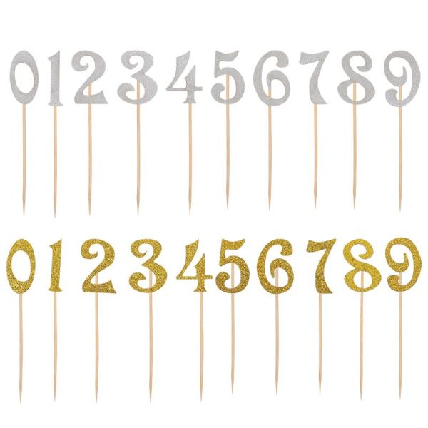 other festive & party supplies 1 set 20pcs 0-9 cake ers birthday number cupcake picks (golden silver)
other festive & party supplies 1 set 20pcs 0-9 cake ers birthday number cupcake picks (golden silver)