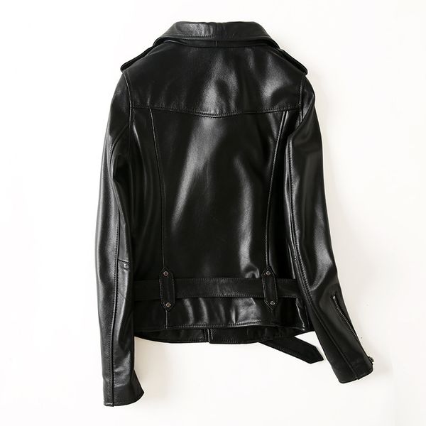 women's down & parkas 100% genuine leather jacket real clothing spring 2021 chaqueta mujer 06 zjt2, Black
women's down & parkas 100% genuine leather jacket real clothing spring 2021 chaqueta mujer 06 zjt2, Black