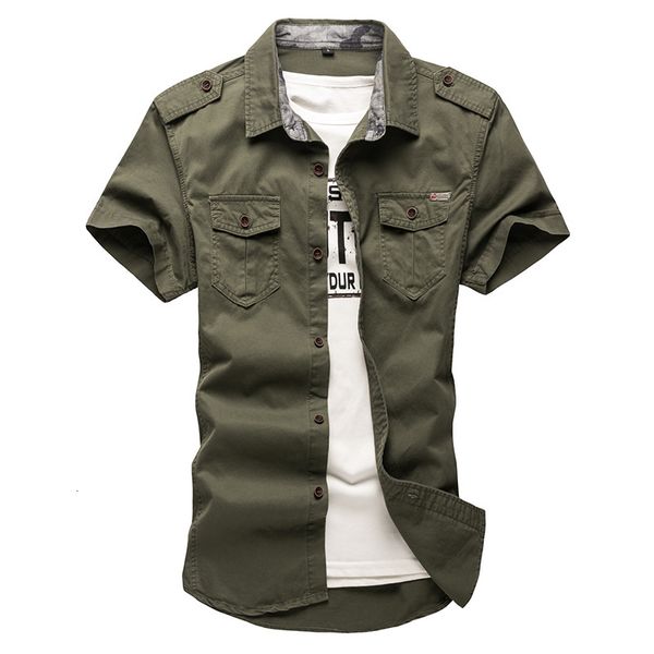 men's casual shirts cargo tactical 100% cotton short sleeve work brand military shirt chemise plus size 5xl w18v, White;black
men's casual shirts cargo tactical 100% cotton short sleeve work brand military shirt chemise plus size 5xl w18v, White;black