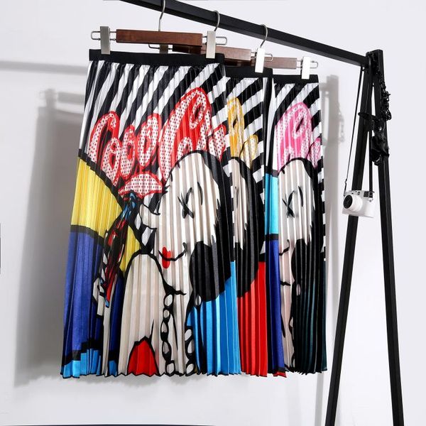 skirts vintage ethnic style printed pleated skirt summer female elastic waist long runway women fashion elegant big swing, Black
skirts vintage ethnic style printed pleated skirt summer female elastic waist long runway women fashion elegant big swing, Black