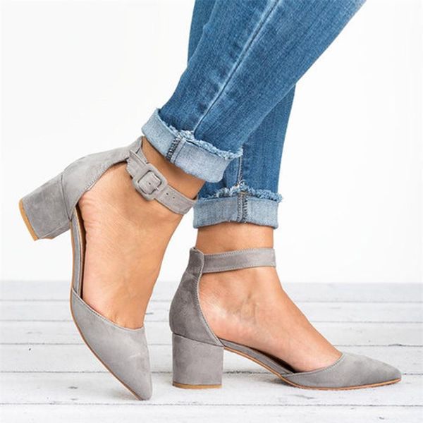 summer women sandals pointed shoes classic ankle strap pumps female heels party wedding ladies plus size 43, Black
summer women sandals pointed shoes classic ankle strap pumps female heels party wedding ladies plus size 43, Black