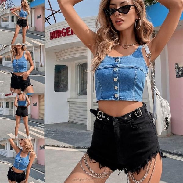 denim bra club sleeveless womens tank sling vestmatching button camisole elegant female slim tube m19 21 dropshipping, White
denim bra club sleeveless womens tank sling vestmatching button camisole elegant female slim tube m19 21 dropshipping, White