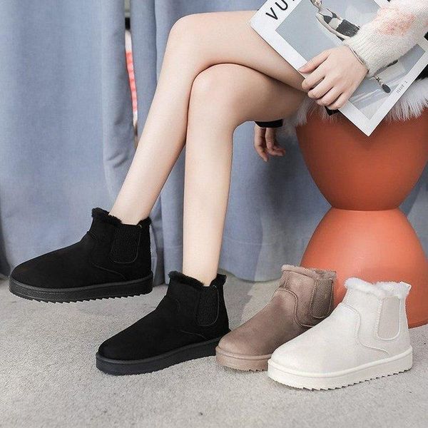 boots snow for women women's low shoes flat heel booties ladies winter footwear boots-women luxury designer round toe 2021, Black
boots snow for women women's low shoes flat heel booties ladies winter footwear boots-women luxury designer round toe 2021, Black