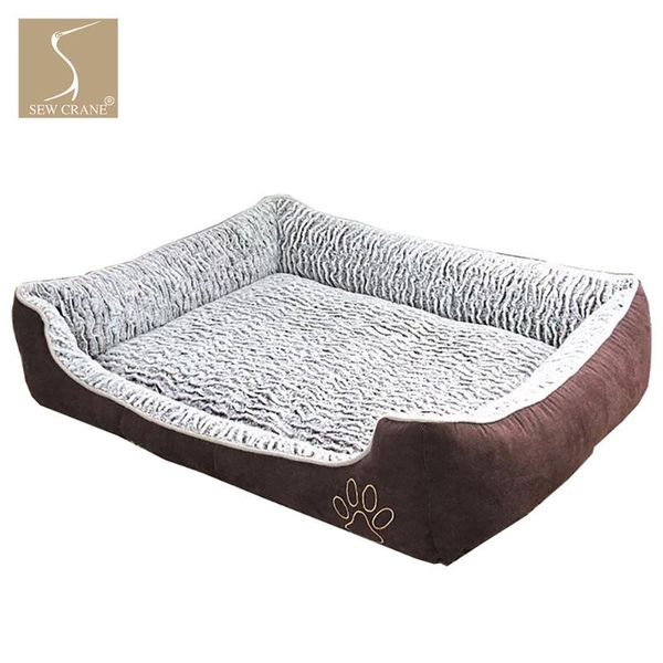 dog paws striped velvet puppy cuddle removable cushion washable cat sleeping bed with covers kennels & pens
dog paws striped velvet puppy cuddle removable cushion washable cat sleeping bed with covers kennels & pens