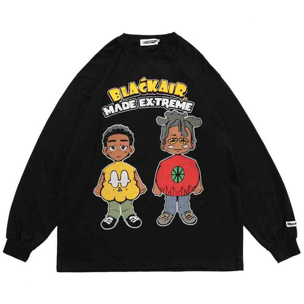 men's hoodies & sweatshirts oversized long sleeve t shirt men anime skull funny printed loose streetwear hip hop fashion rock rapper co, Black
men's hoodies & sweatshirts oversized long sleeve t shirt men anime skull funny printed loose streetwear hip hop fashion rock rapper co, Black